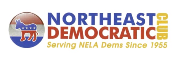 Northeast Democratic Club logotipo de organización que respalda