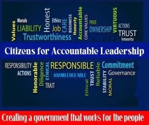Citizens for Accountable Leadership logotipo de organización que respalda