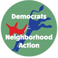 Democrats for Neighborhood Action logotipo de organización que respalda